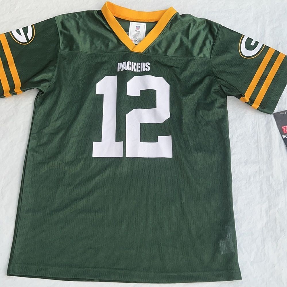 NFL Green Bay Packers Aaron Rogers#12 youth jersey size XL NWT 🏷